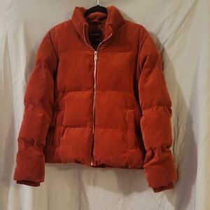 Vigoss Corduroy Puffer Jacket - Rust